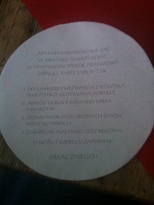 The Mexcian - ulotka tortilla