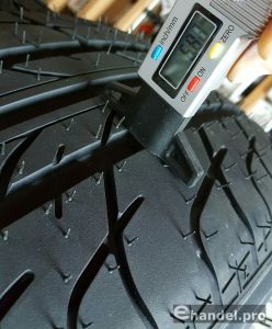 Głębokość bieżnika nowej opony